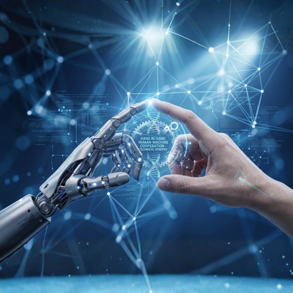 robotic hand join human hand